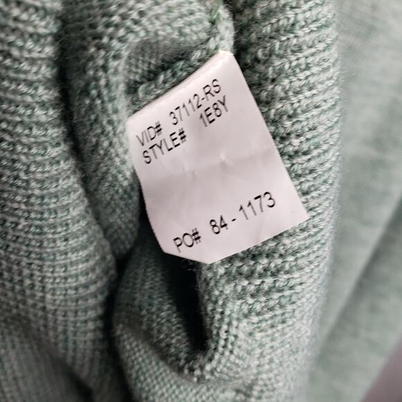 Orvis 100% Merino Wool Vest 1/4 Zip Men's Size L Light Green RN 70534 - Picture 5 of 13